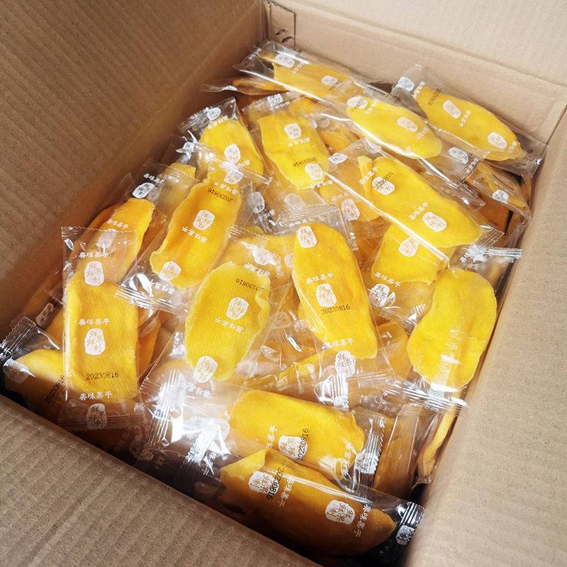 Factory Direct Sweet Dried Mango Slices Whole Preserved Fruit Instant Dehydrated Fruit Snack FD Drying Process Syrup