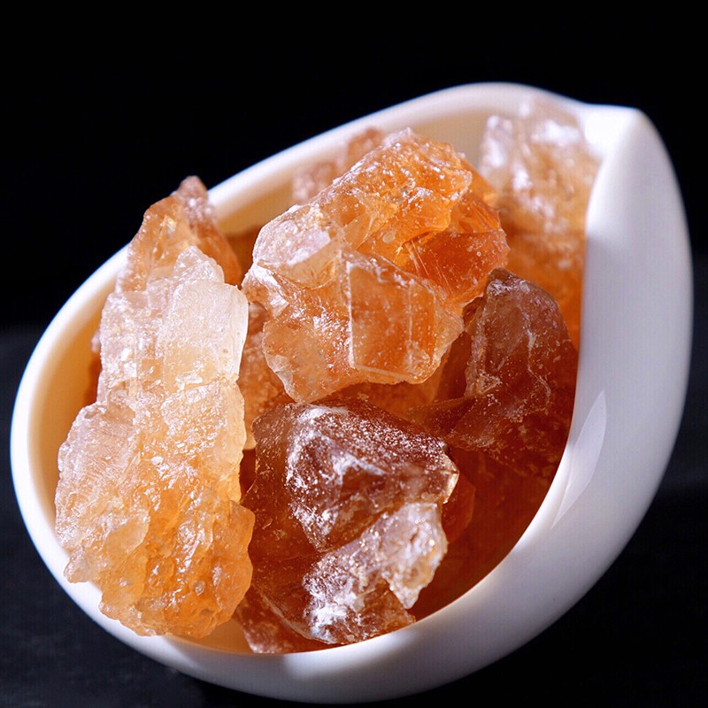 Factory Direct Healthy Drink Crysta Rock Sugar Yellow Crystal Sweeter Chrysanthemum Chinese Rock Sugar Raw Processing Bag