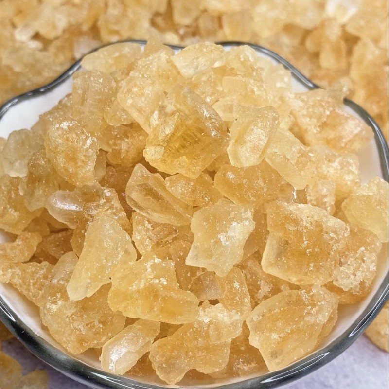 Wholesale Premium Quality Yellow Rock Sugar Crystals From China Factory Raw Crystal Sugar in Bulk Packaging Bagged Sales
