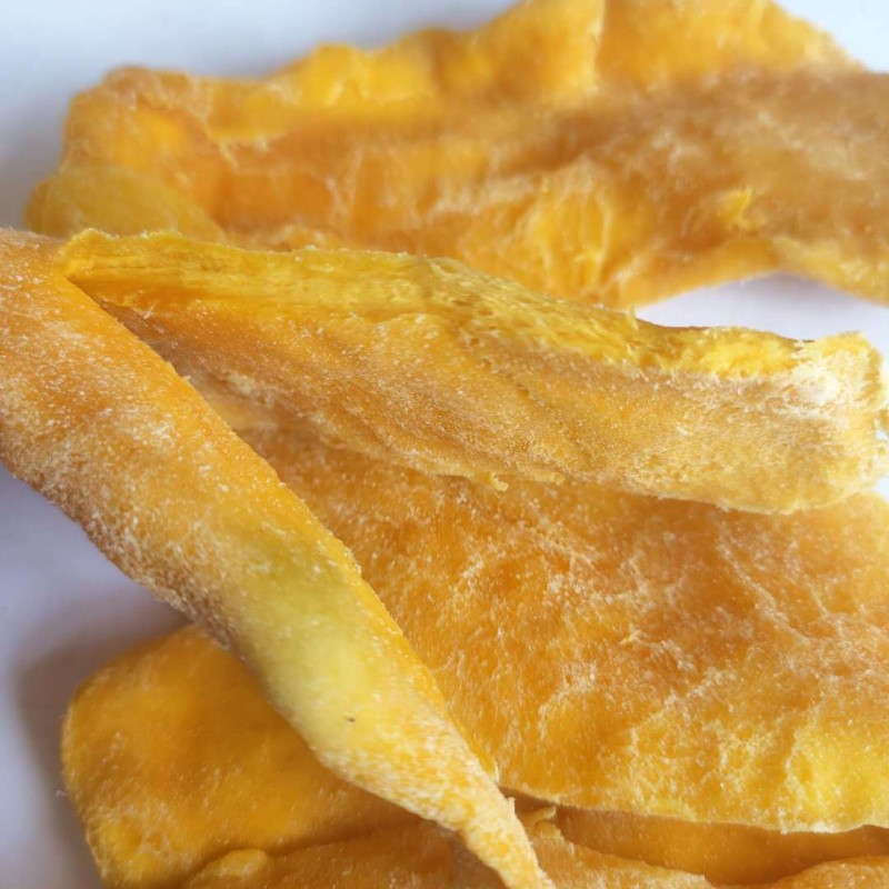 Factory Direct Sweet Dried Mango Slices Whole Preserved Fruit Instant Dehydrated Fruit Snack FD Drying Process Syrup