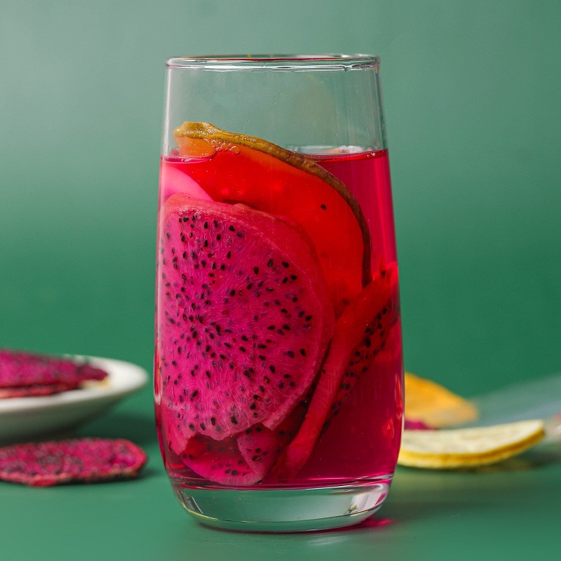 OEM Individual Bags Packing Fresh Fruit Tea Hot Tea Black Tea Rock Sugar No Additives