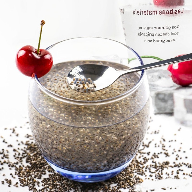 Factory Wholesale Chia Seeds Mexican Food Grade Breakfast Replacement Ingredients 500g