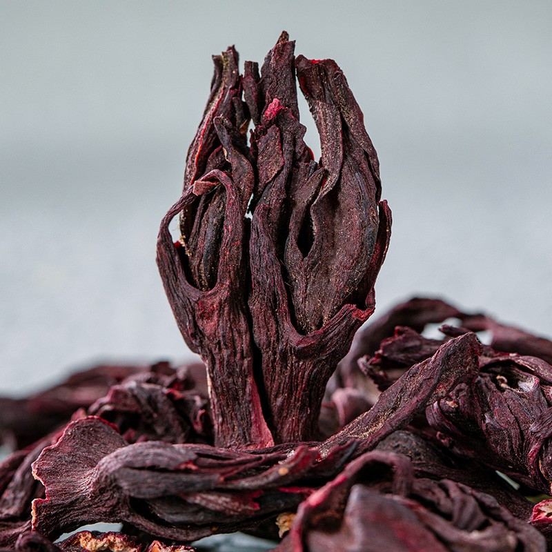 Hot Selling Organic Bulk Dried Hibiscus Flowers Roselle Specialty Health Blooming Herbal Tea Hibiscus Loose Tea Bottle Packaging
