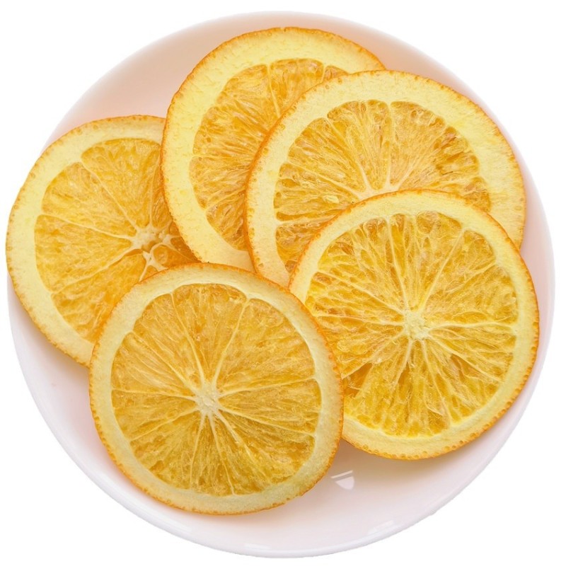 Factory Wholesale High Quality Dehydrated Orange Peel Sweet Tasted Healthy Tea Dried Orange Slices Bulk FD Drying Process Water