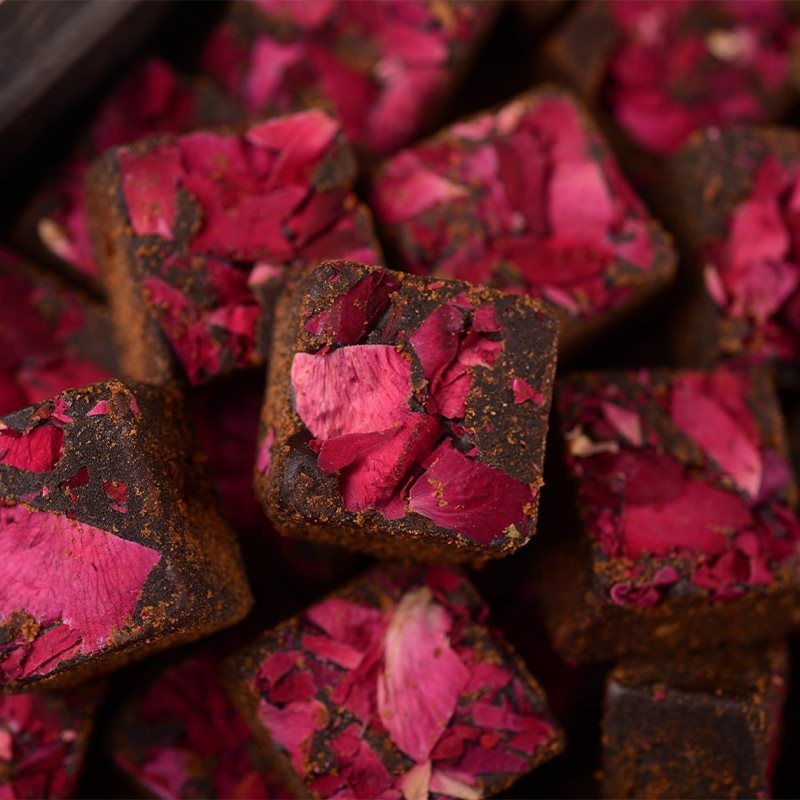 China Sugar Factory Direct Premium Quality Dark Brown Small Rose Brown Sugar Cubes Competitive Price Raw Processing Packaged Bag