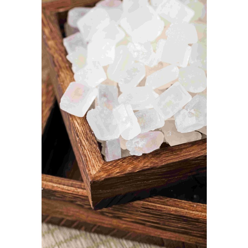 Factory Supply Customized White Single Sugar Crystal Candy Homemade Rock Candy for Tea