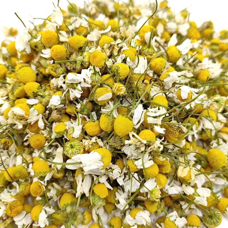 2025 Direct Supply of Bulk Chamomile Dried Flowers Petals Slimming Tea with Foam Base Wholesale Raw Processing Blooming Tea