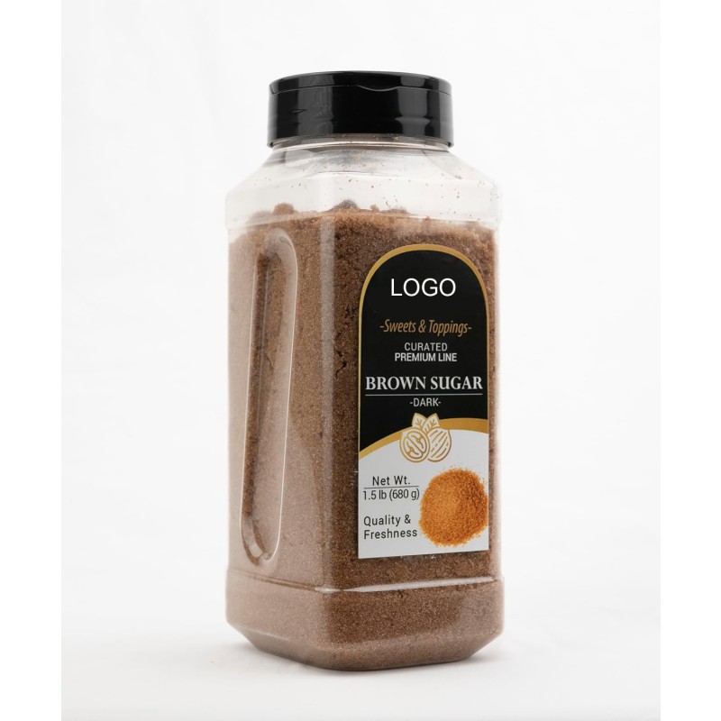 Premium Quality 1.5LB/680gram Dark Brown Sugar Power Form Traditional Chinese Craftsmanship Coffee Seasoning in Bag Packaging