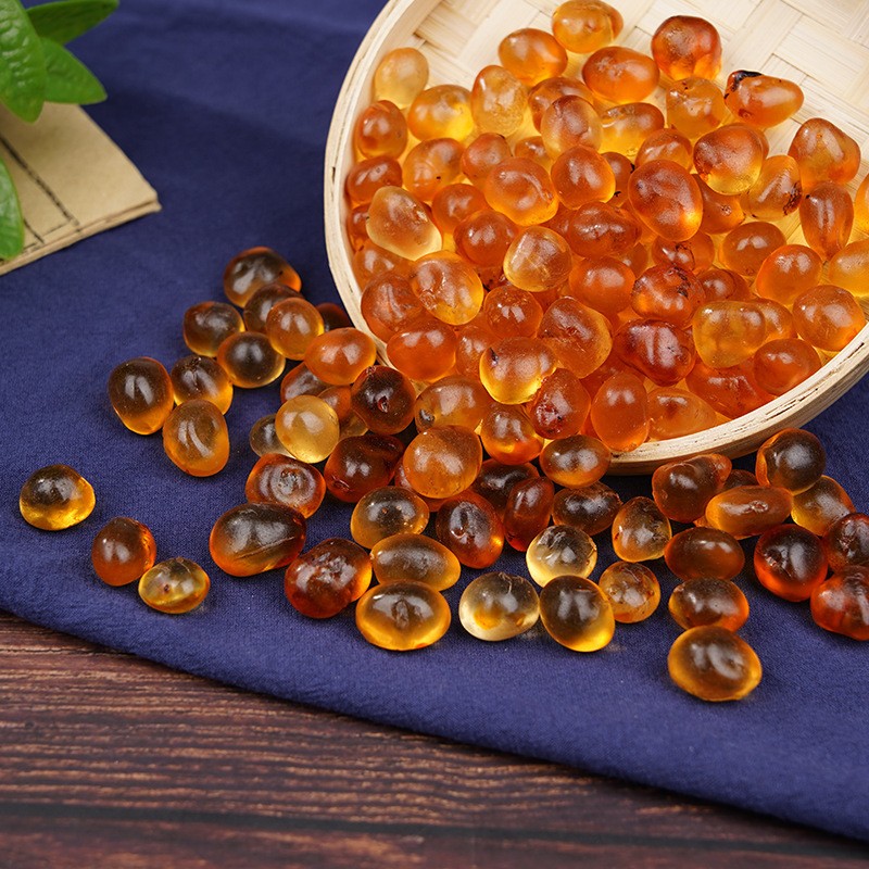 Wholesale Chinese Peach Gum Tao Jiao Skin Sweet Delicious Flavor Factory-Priced Dried Peach Gum Small Bags Beauty Food Beverage