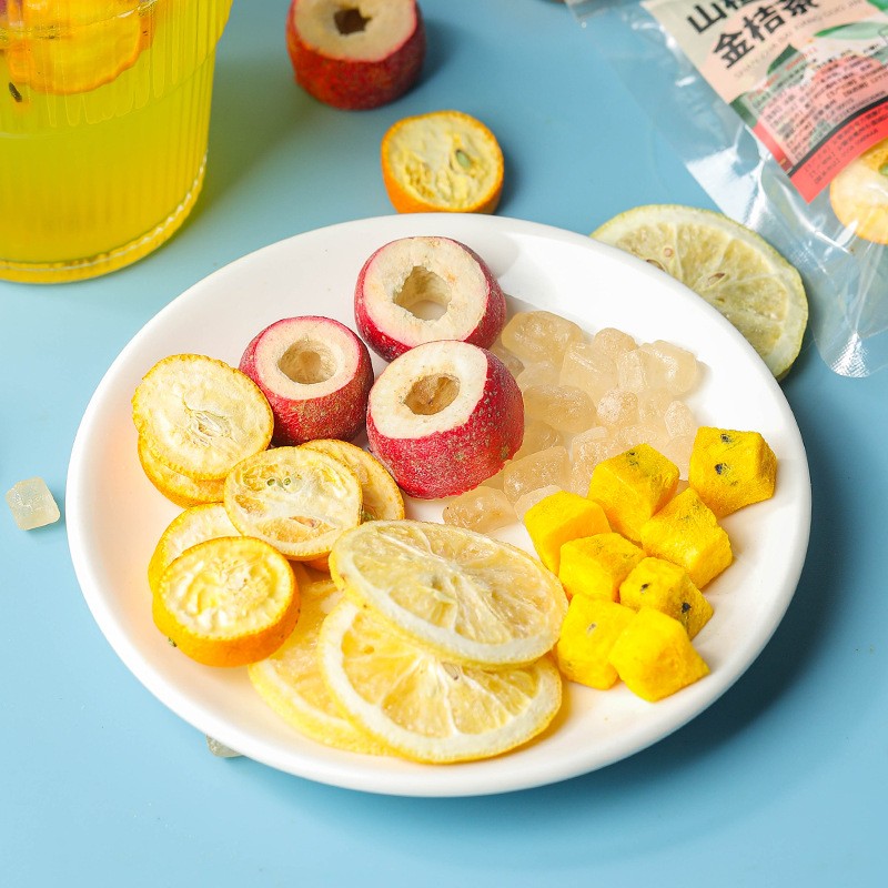 Freeze-Dried Fruit Tea Mix Loose-Leaf Cup Sachet Bags in Bulk Box Variety of Stylish Packaging Available in Bottle