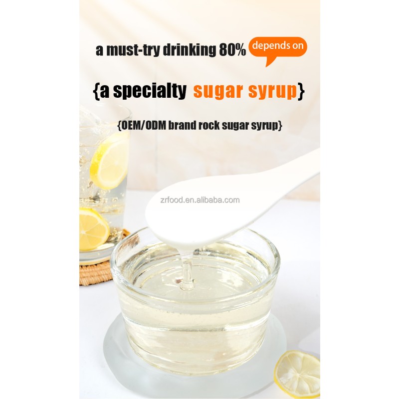 ODM OEM Factory Direct Sale Cane Sugar Flavor Syrup Concentrate Flavored Coffee Dessert HACCP Certified 500ML