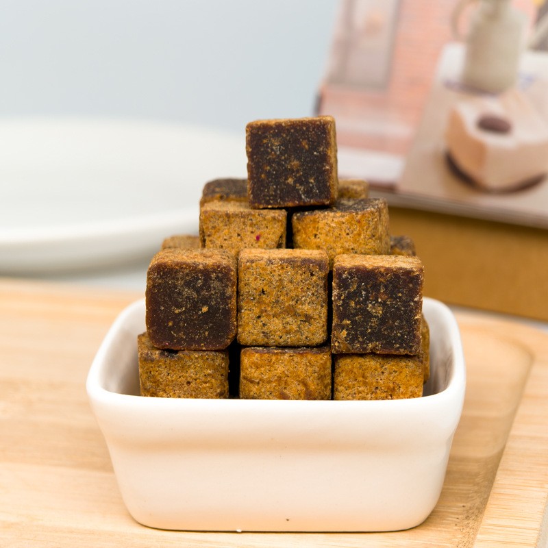 Factory Direct Original Taste Brown Sugar Cube Raw Cane Sugar Individual Packaging  From China