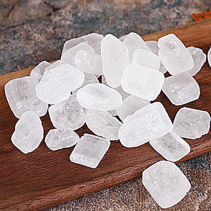 Customized Bottle Packaging 1kg Bulk Single White Rock Candy Crystal Candy Rock for Tea