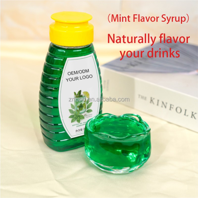 Professional Sugar Making Factory Offer Spearmint Flavor Sweetener Sugar Liquid