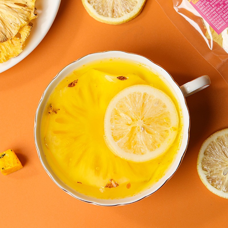 Wholesale Supply of Handmade Natural Mixed Fruit Tea Cubes Dried Fruits and Flowers Infused with Sugar