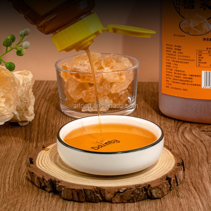 OEM Bulk Package of Refined Crystal Sugar Syrup Liquid Form Primary Ingredient Cane Sugar Packed in Bottles