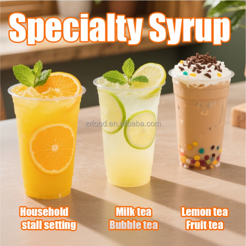 China Sugar Making Factory Supply Bamboo Cane Rock Sugar Syrup 1200ml for Private Label