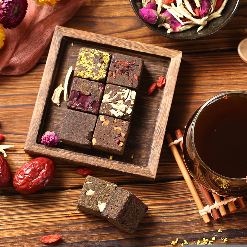 Flavored Sugar Cube Black Brown Cane Sugar Natural Sweetener