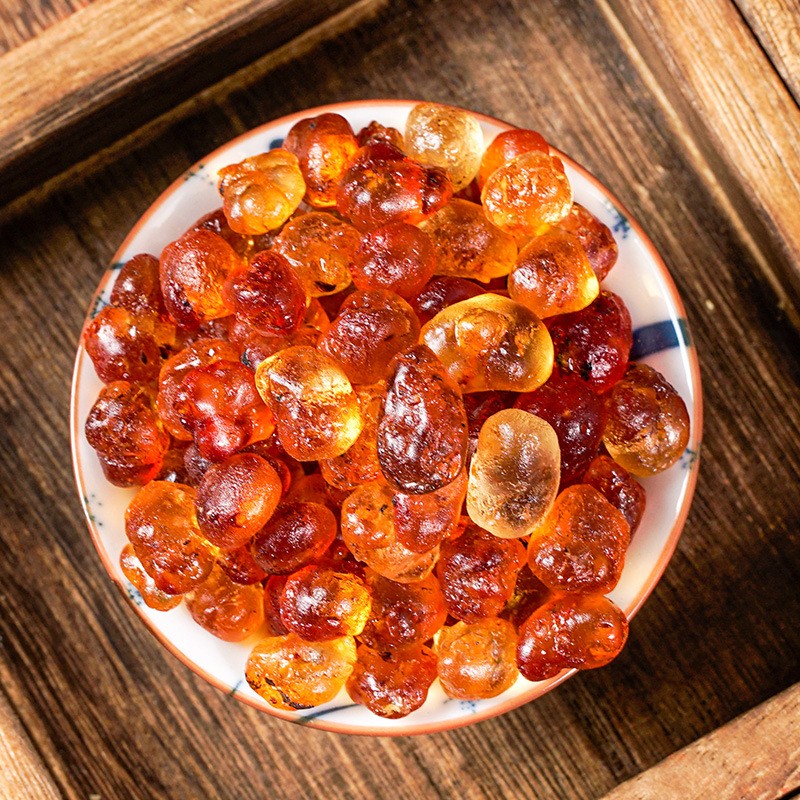 Wholesale Chinese Peach Gum Tao Jiao Skin Sweet Delicious Flavor Factory-Priced Dried Peach Gum Small Bags Beauty Food Beverage