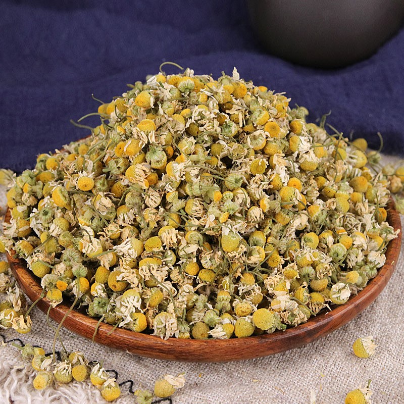 Organic Loose Manzanilla Tea Herbal Sleep Aid Wholesales Bulk Box Cup Sachet Bottle Packaging Dried Chamomile Flowers Bag