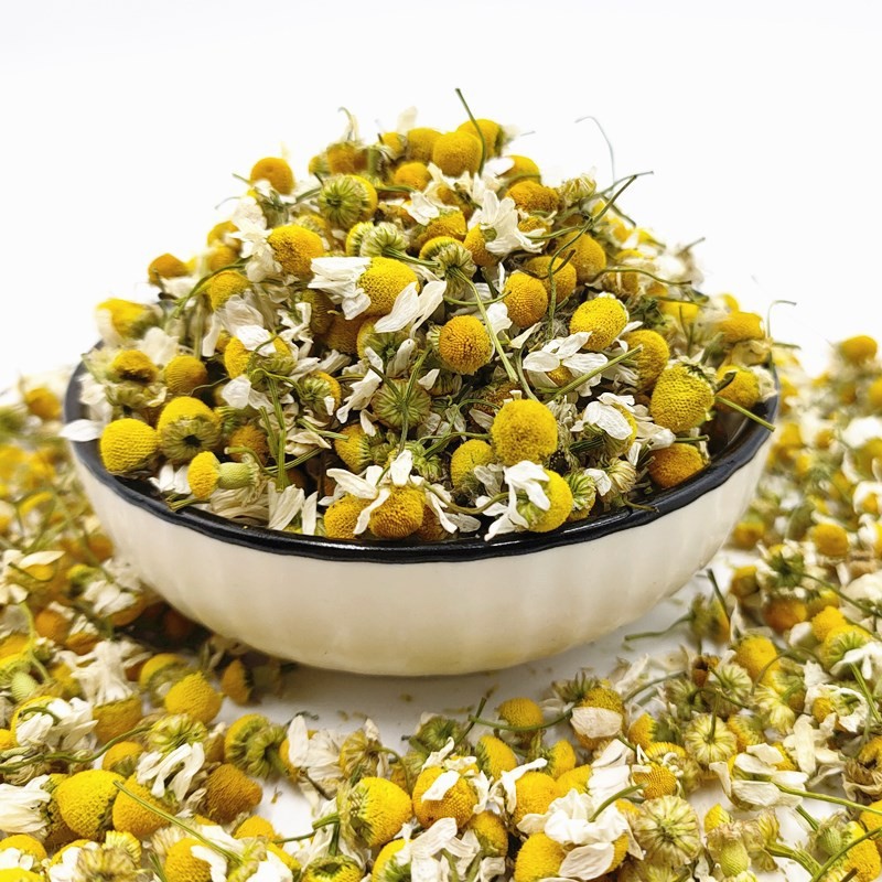 2025 Direct Supply of Bulk Chamomile Dried Flowers Petals Slimming Tea with Foam Base Wholesale Raw Processing Blooming Tea