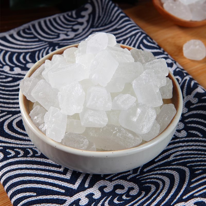 Customized Bottle Packaging 1kg Bulk Single White Rock Candy Crystal Candy Rock for Tea