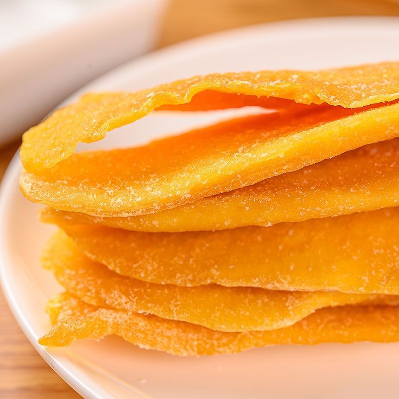 Factory Directly Wholesales Healthy Snack 100% Natural FD Mango Strips Bulk Dried Mango Slice Syrup 100% Natural Fruit Strips