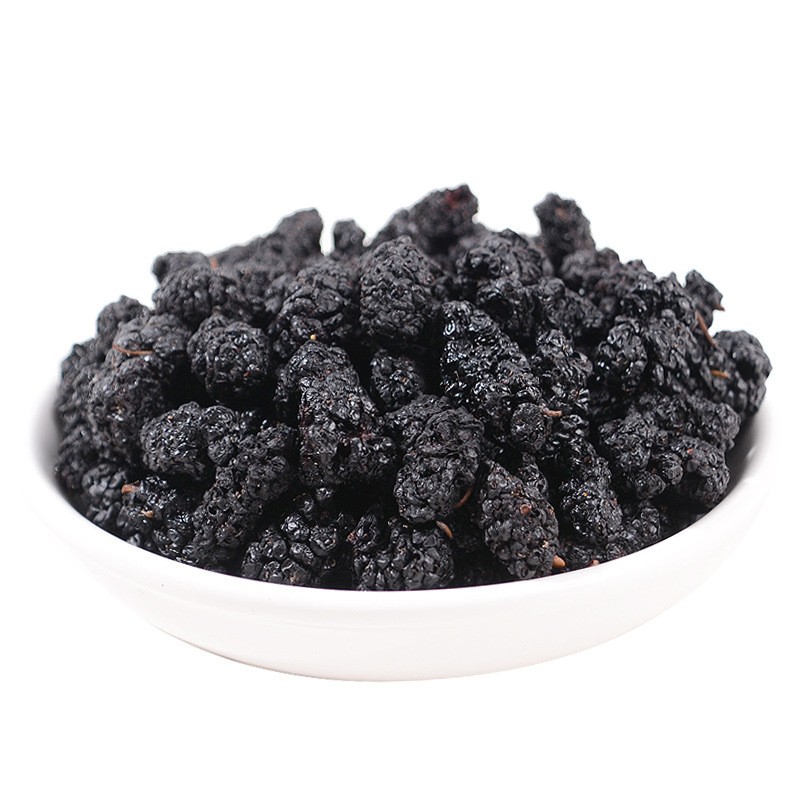 Wholesale New Dried Black Mulberry Fruit Food Processing Factory Large Quantity Sweet Taste FD Drying Process Bulk Dried