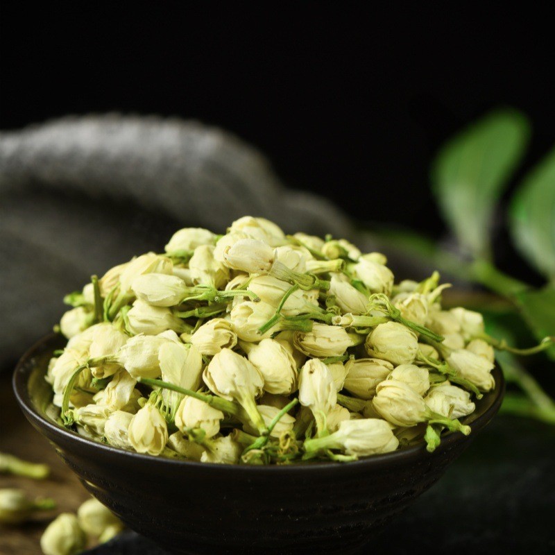 High Quality Raw Jasmine Green Tea Guangxi Heng County Loose Herbal Tea Natural Fragrance Various Bulk Boxes Cups Bottles Bags