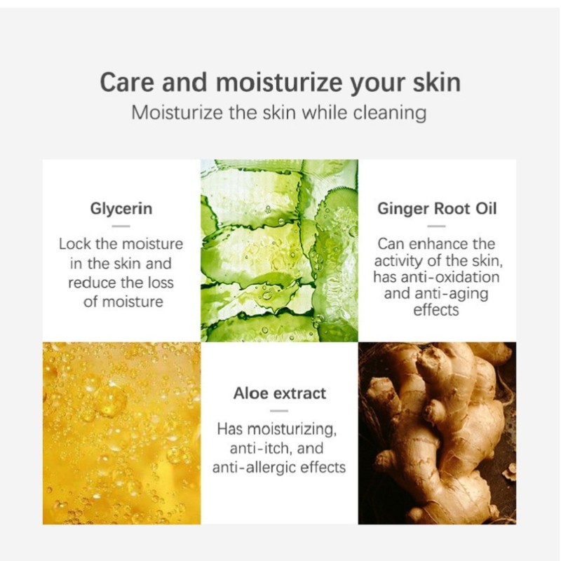 Ginger Soap Factory - Natural Herb Facial Brightening Bath Soap