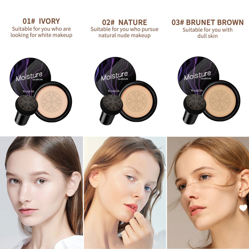 CC Cream Supplier - Mushroom Head Waterproof Brighten Foundation
