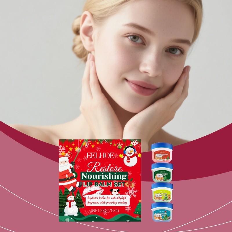 Brightening Balm Supplier - Moisturizing Anti Cracking 4pcs Set