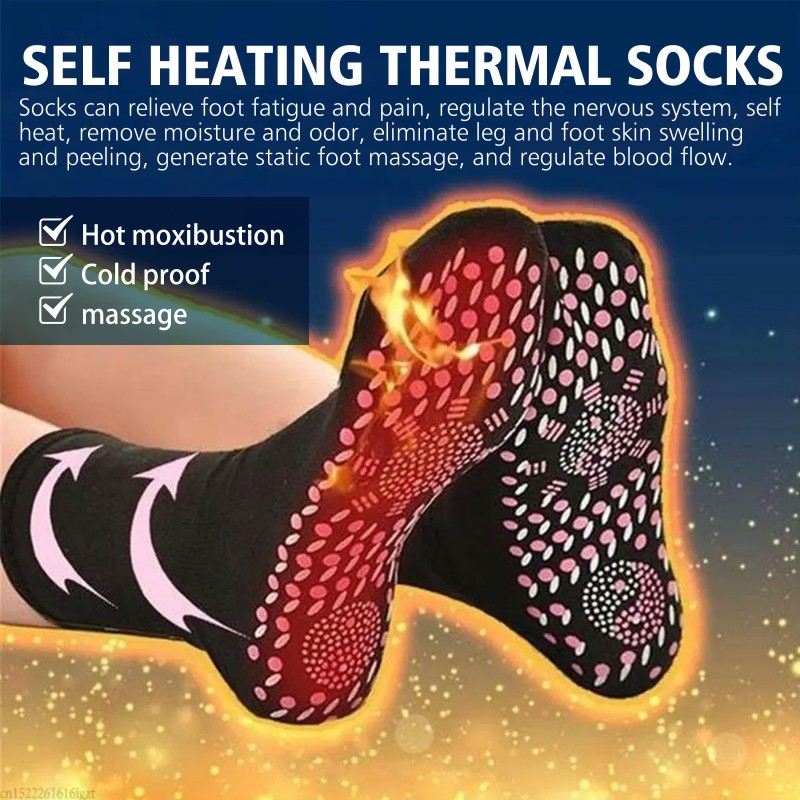 Magnetic Socks Factory - Unisex Self Heating Health Care Foot Warmers