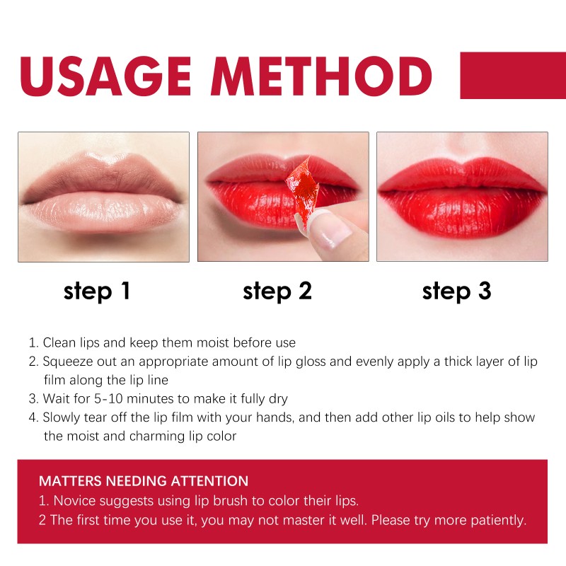 Peel Off Lipstick Supplier - Waterproof Long-lasting Matte Lip Gloss