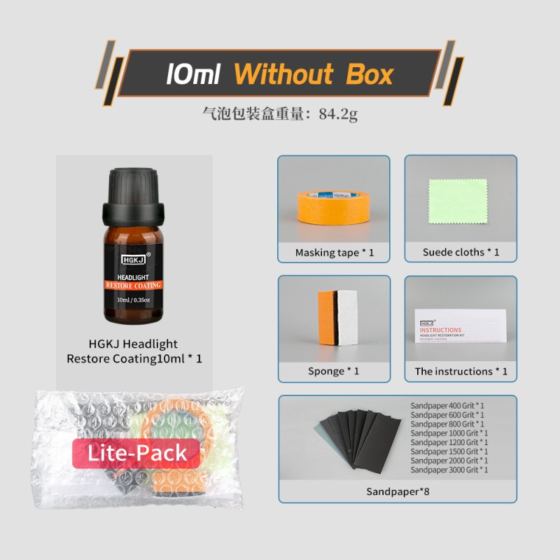 Headlight Kit Supplier - 5ml-30ml Taillight Restoration Set Sponge