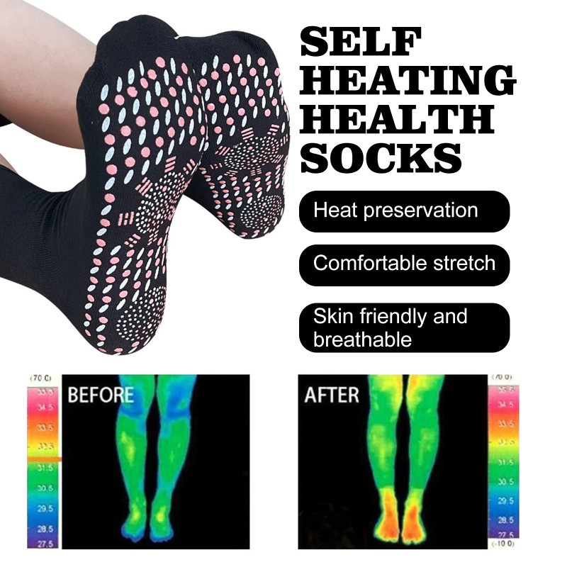 Magnetic Socks Factory - Unisex Self Heating Health Care Foot Warmers