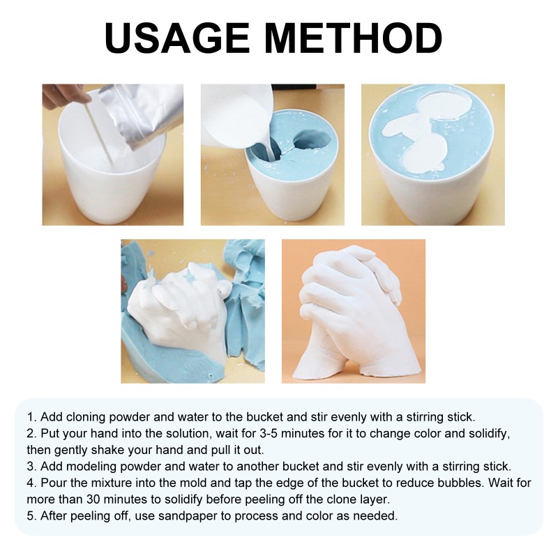 Hand Casting Kit Supplier - Adult DIY 3D Model Powder Set