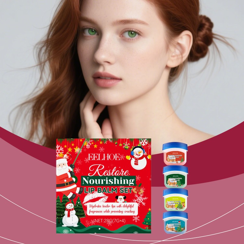 Lip Balm Set Manufacturer - Christmas Nourishing Lip Care Kit
