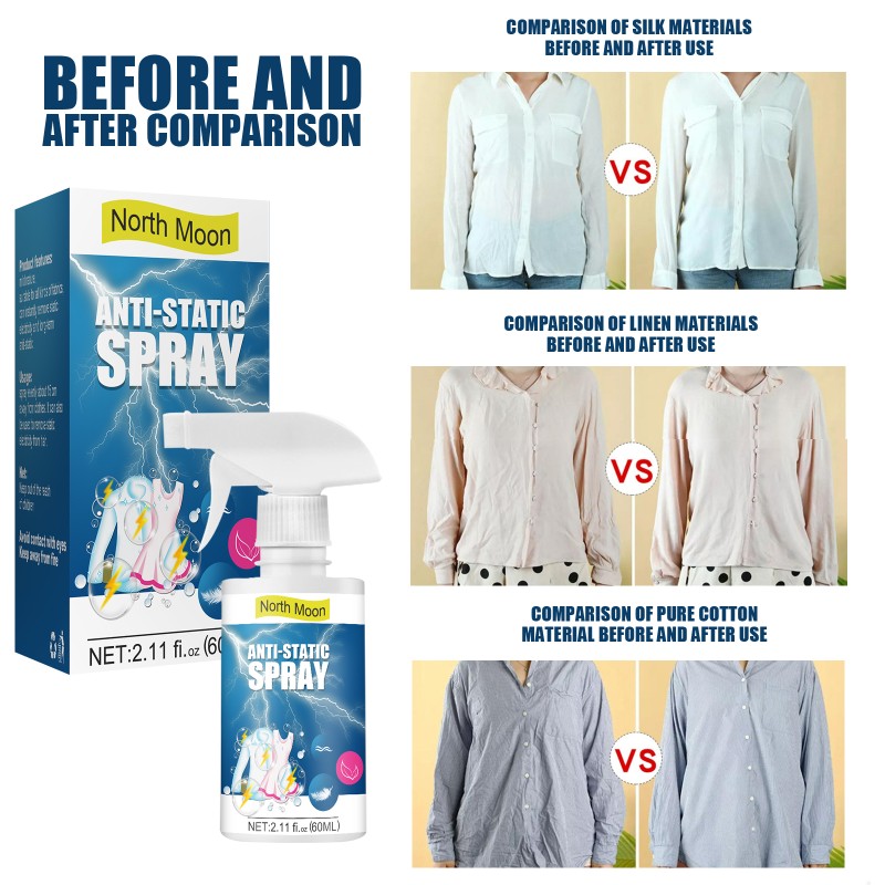 Static Remover Supplier - Custom Logo Anti Static Spray for Fabric