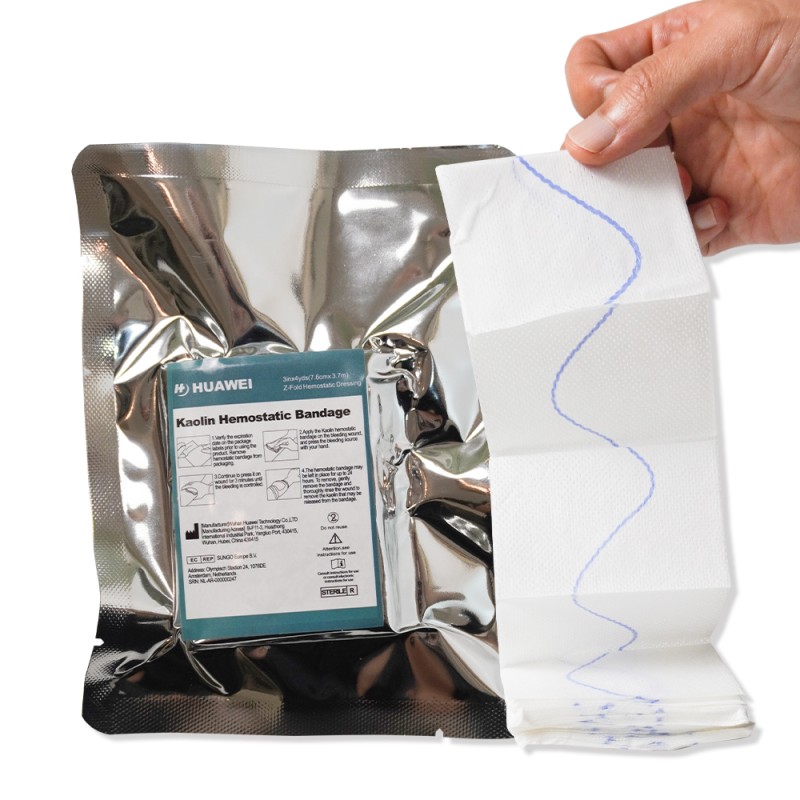 Sterile Gauze Factory - Z-Folded Compressed First Aid Stop Bleed