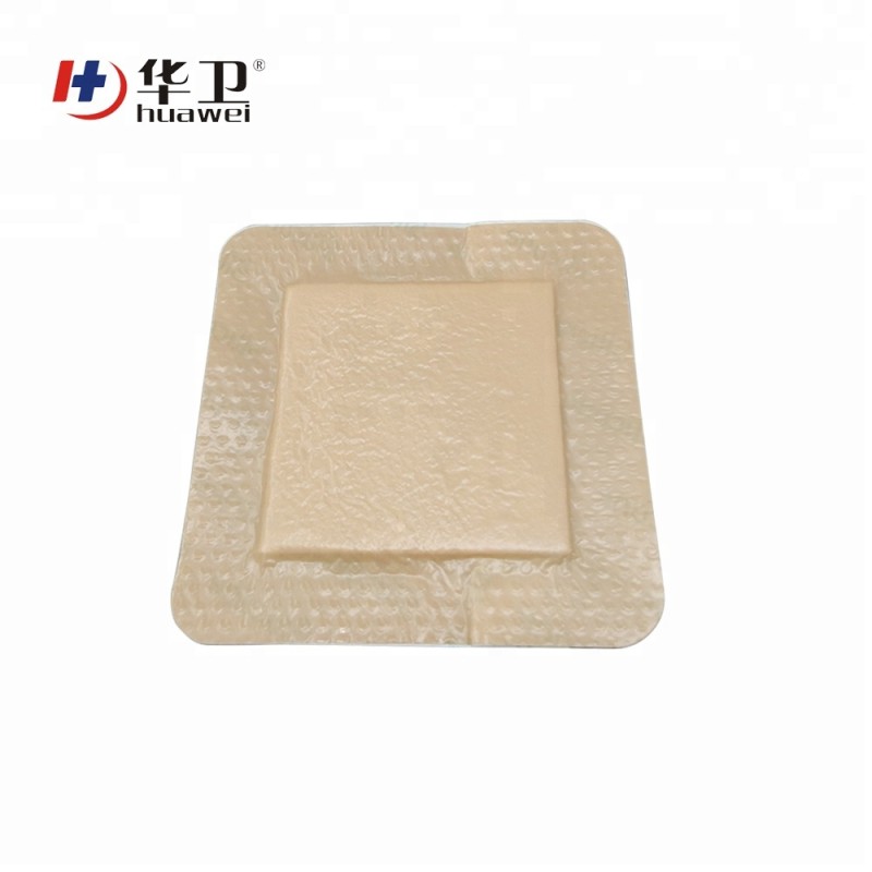 Silicone Foam Dressing Factory - 7.5x7.5cm Self Adherent Soft