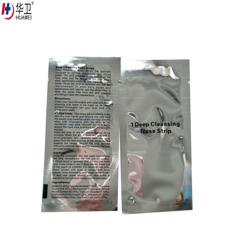 Blackhead Removal Strips Factory - Deep Cleansing Nose Strips 10pc/pack