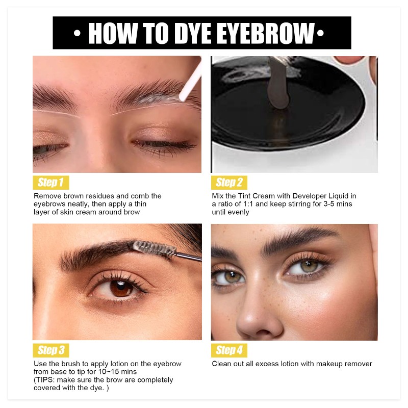 Dye Kit Manufacturer - 2 in 1 Eyelash Eyebrow