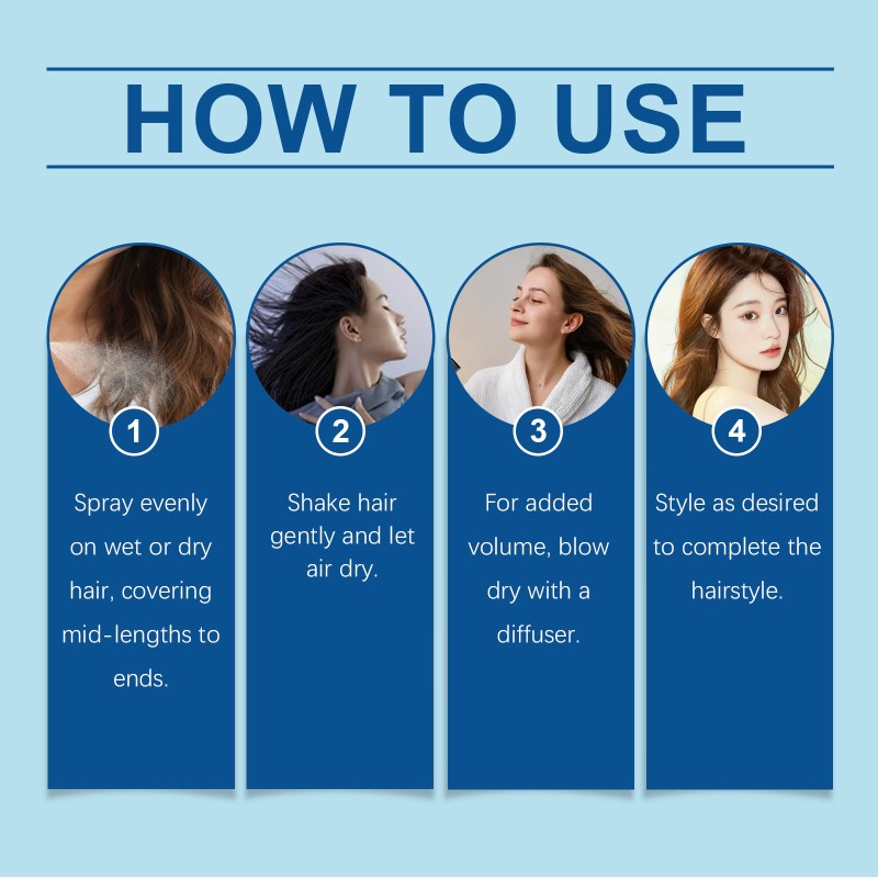 Sea Salt Spray Manufacturer - Curly Straight Hair Texturizing