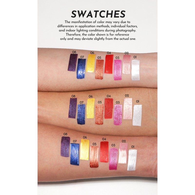 Lip Glaze Factory - 8-color Pearlescent Liquid Lip Balm