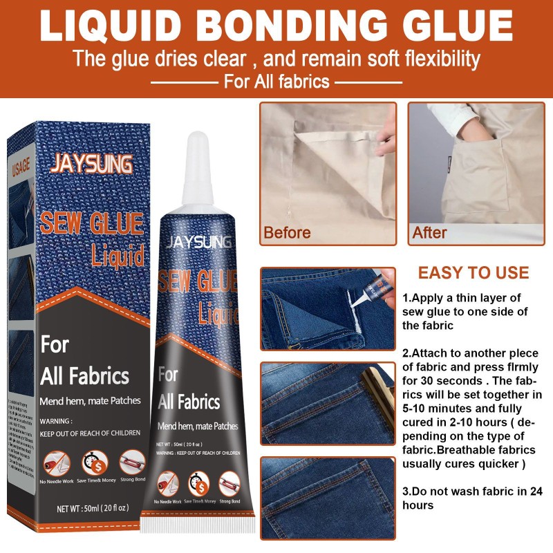 Fabric Repair Glue Manufacturer - Jaysuing Strong Multi-functional Sewing
