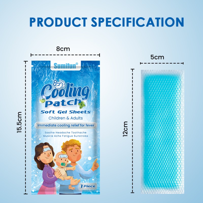 Fever Cooling Patch Factory - Sumifun Migraine Gel Fever Relief
