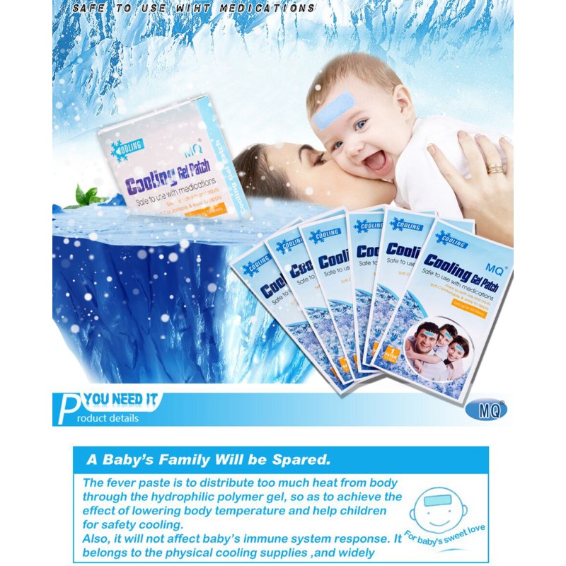 Fever Relief Patch Factory - Health Medical Antipyretic Gel Baby