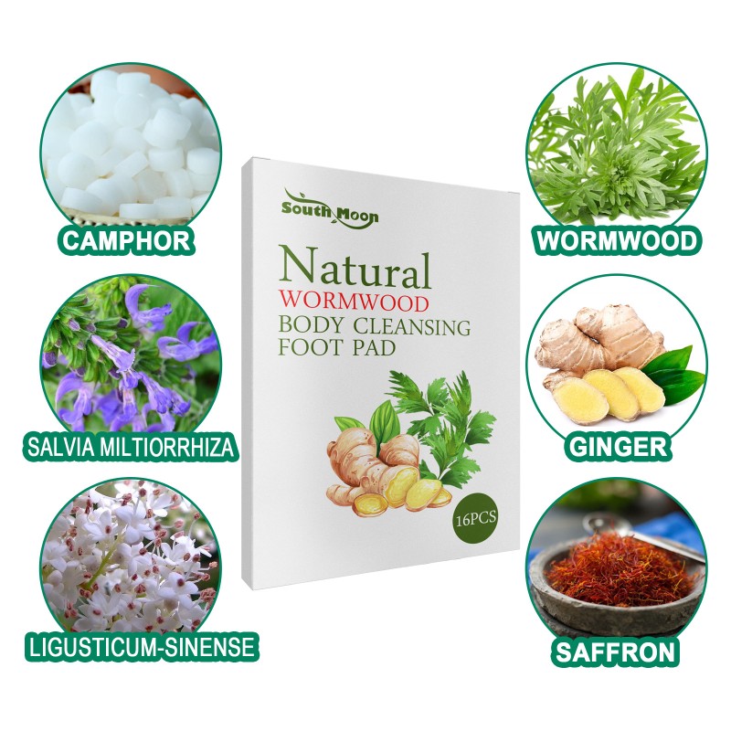 Detox Foot Patch Factory - South Moon OEM Chinese Herbal Wormwood