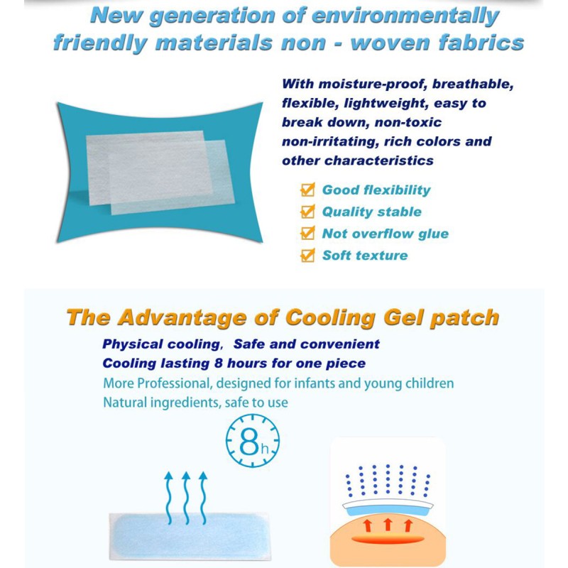Fever Relief Patch Factory - Health Medical Antipyretic Gel Baby